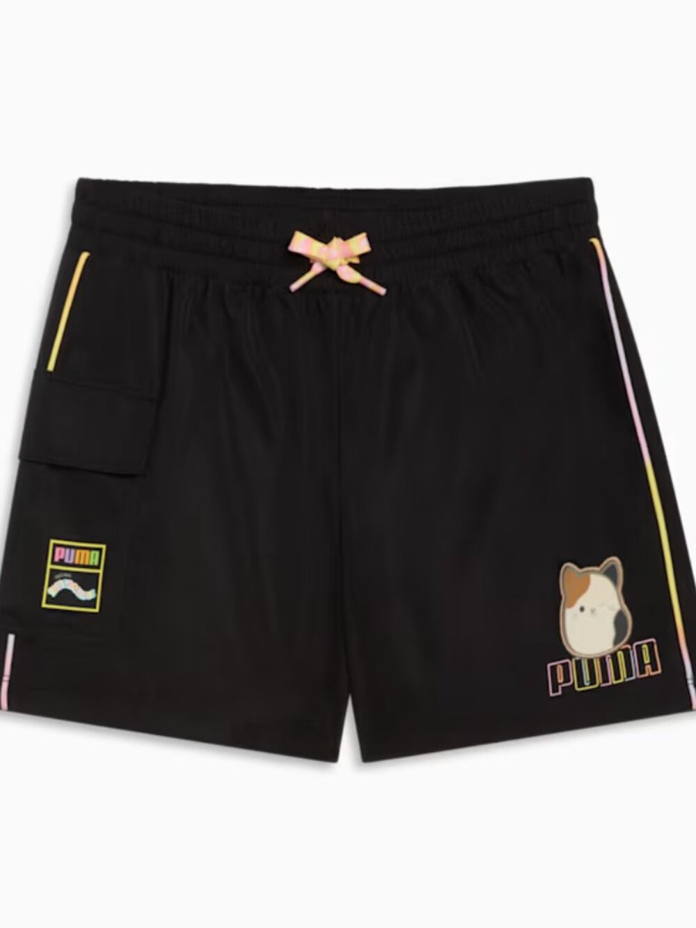 PUMA x SQUISHMALLOWS Cam Cargo Shorts size Large NWOT!